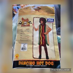 hot dog costume dancing